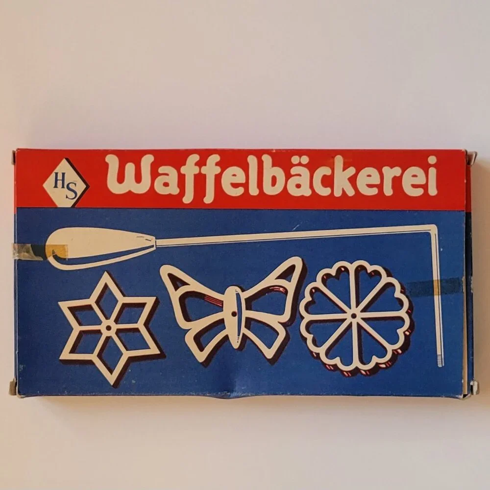 Vintage waffelbäckerei waffle